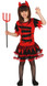 Girls Demonic Devil Fancy Dress Costume