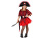 Girls Red/Black Pirate Tutu