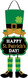 Leprechaun St. Patrick's Day Wall Sign-MDF 48cm x 21cm, Multicolor, 1 Pc, 19" x 8.5"