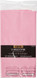 Pink Plastic Lined Paper Party Table Cover - 1.37m x 2.74m