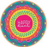 Diwali Dessert Paper Plates 18cm-8 Pcs