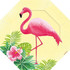 Plates Formshaped Flamingo Paradise 6Pk