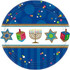 Hanukka Hanukkah Celebration 26Cm Plate