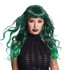 Green & Black Gothic Temptress Wig