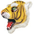 Latex Tiger Mask With Fur One Size