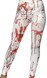 Ladies White Bloody Leggings