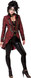 Ladies Red Steampunk Jacket