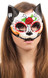 Day of the Dead Cat Mask