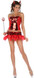 Ladies Red Devil Fancy Dress Costume One Size