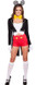 Ladies Tuxedo Mouse Fancy Dress Costume