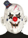 White Clown Mask with Mini Hat