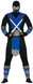 Mens 90s Blue Ninja Fancy Dress Costume