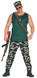 Mens Army Fancy Dress Costume