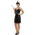 Black Flapper With Sequins