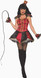Mystery Circus Racy Mistress, Black, Red One Size