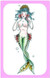 Tattoo Pin-Up Mermaid Girl