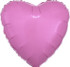 17" Metallic Pink Heart