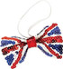Union Jack Sequinned Bow Tie