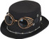 Steampunk Tophat With Goggles One Size