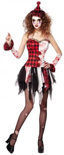 Jester Lady Shred Costume - Fancy Dress World