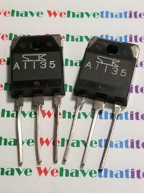 2SA1135  / TRANSISTOR / COMPARABLE TO ECG391, NTE391 / 2 PIECES  (qzty)