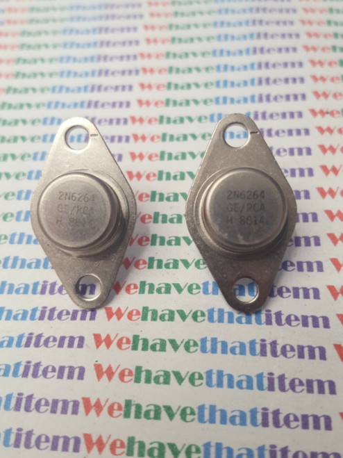 2N6264 / TRANSISTOR / 2 PIECES / (qzty)