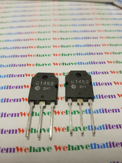 2SD1452 / D1452 / TRANSISTOR / 2 PIECES (QZTY)