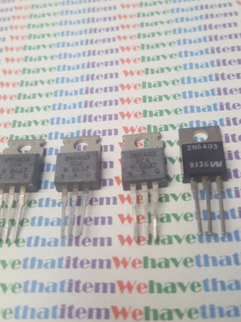 2N6403 / TRANSISTOR / 4 PIECES / (qzty)
