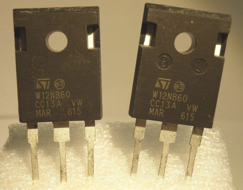 STW12NB60 / W12NB60  / FET / 2 PIECES (qzty)