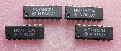 MC74HC04 / IC / DIP / 4 PIECES (qzty)