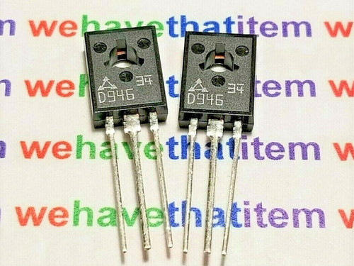 2SD946 / D946 / TRANSISTOR / TO126 / 2 PIECES (qzty)
