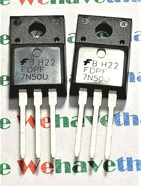 FDPF7N50U / FET / TO220 / 2 PIECES (qzty)