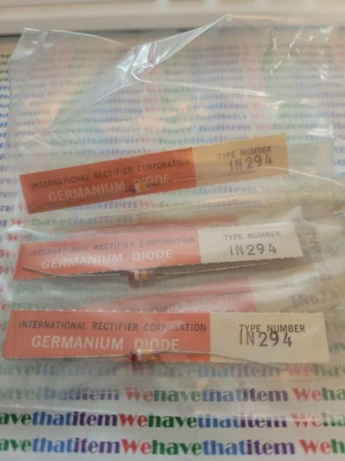 1N294 / IN294 / GERMANIUM DIODE / 2 PIECES (qzty)