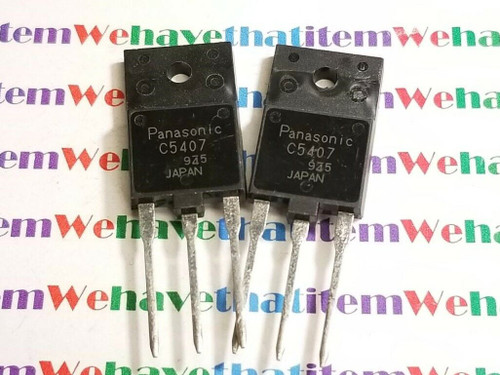 2SC5407 / C5407 / TRANSISTOR / TO3P / 2 PIECES (qzty)