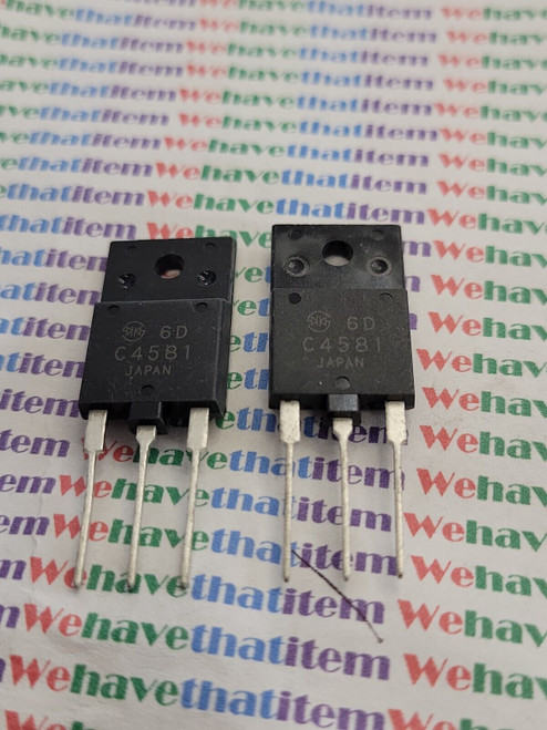 2SC4581  / FET / TRANSISTOR  / 2 PIECES  (qzty)