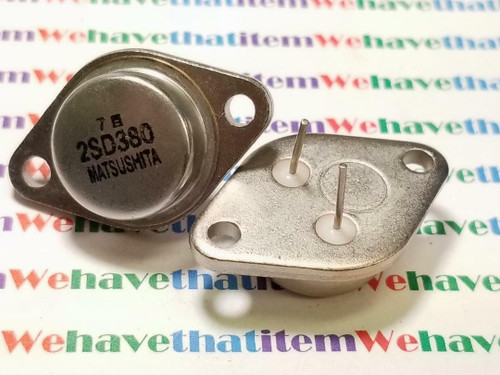 2SD380  / TRANSISTOR / TO3  / 2 PIECES (qzty)
