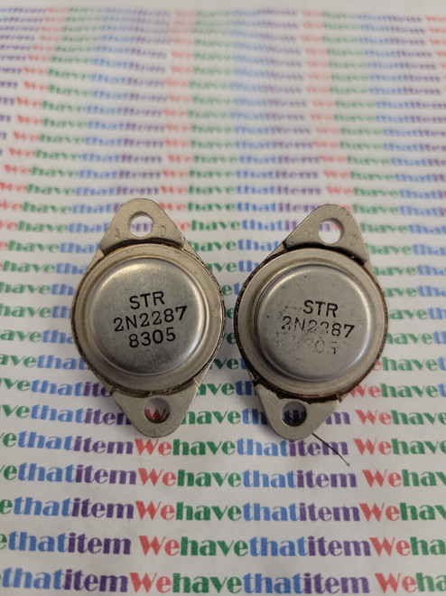 2N2287 / TRANSISTOR / TO3 / 2 PIECE (QZTY)