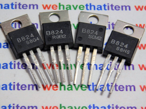 2SB824 / B824 / TRANSISTOR / TO220 / 4 PIECES (qzty) 