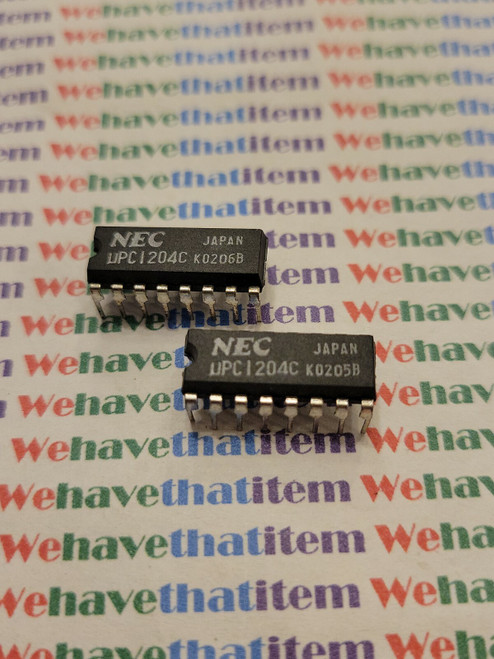 UPC1204C  / IC / DIP / 2 PIECES (qzty)