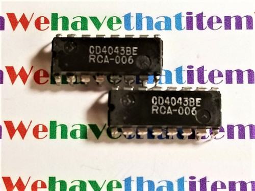 CD4043BE / IC / DIP / 2 PIECES (qzty)