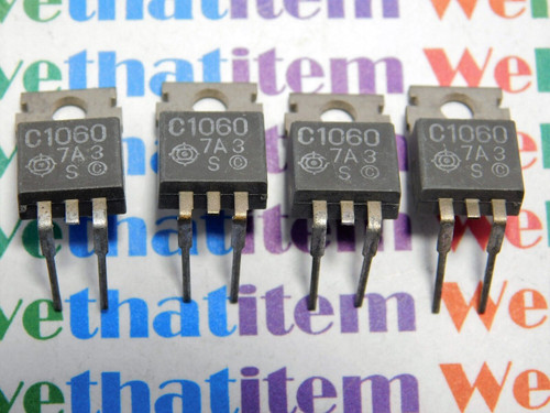 2SC1060 / C1060 / CROSSES TO NTE-ECG152 /TRANSISTOR / TO220 / 4 PIECES (qzty)