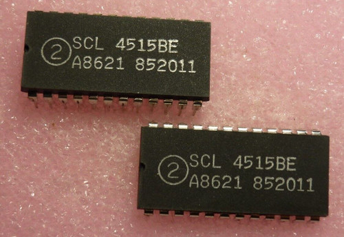 SCL4515BE / IC / COMPARABLE TO ECG4515B, NTE4515B / DIP / 2 PIECES /  (qzty)