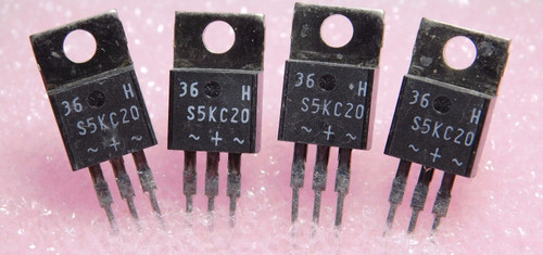 S5KC20 / CROSSES TO ECG6420, NTE6420 / DIODE  / TO220 / 4 PIECES (qzty)