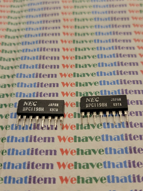 UPC1198H  / IC / SIP / 2 PIECES (qzty)