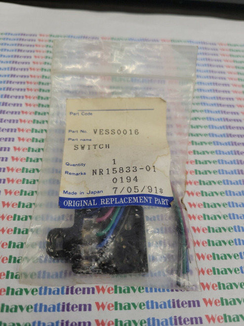 VESS0016  / PANASONIC / VCR Mode Selector Switch / 1 PIECE / qzty