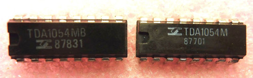 TDA1054M & TDA1054MB / IC / DIP / 1 PIECE EACH FOR A TOTAL OF 2 PIECES (QZTY)