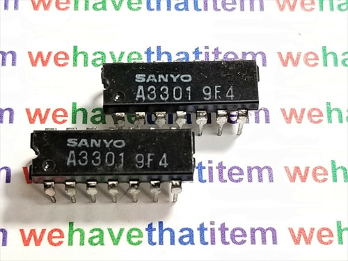 LA3301 / CROSSES TO ECG1006, NTE1006 / IC / DIP / 2 PIECES (qzty)