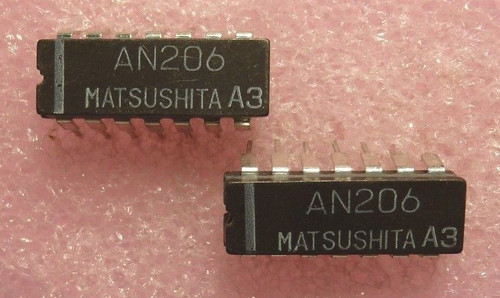 AN206  / IC / DIP /  / 2 PIECES /  (qzty)