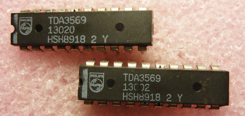 TDA3569 / COMPARABLE TO ECG7048, NTE7048 / IC / DIP  / 2 PIECES (QZTY)