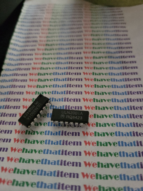 ULN2001A / IC / DIP / MOTOROLA / 2 PIECES (QZTY)